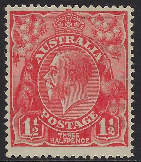 1926 King George V Small Multiple Wmk Perf. 14 1½d Three Halfpence Red SG 87 MUH