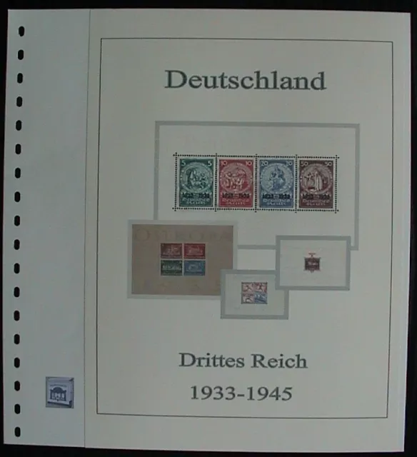 Drittes Reich 1933 - 1945  Vordruck farbig TOP alle Bilder in Beschreibung