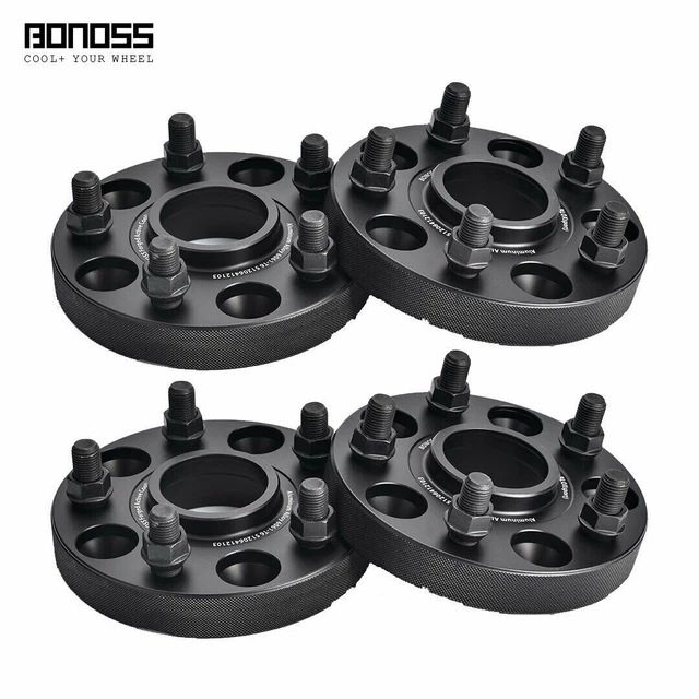 BONOSS 4PC 20mm Hub Centric Wheel Spacers For Tesla Model S & X (2012-2022) – 5x120, CB 64.1, M14x1.5
