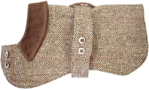 Harris Tweed Londres Laine Dog Manteaux-Rouge, Marron, Rose, Violet-Tailles-Neuf Authentique 2