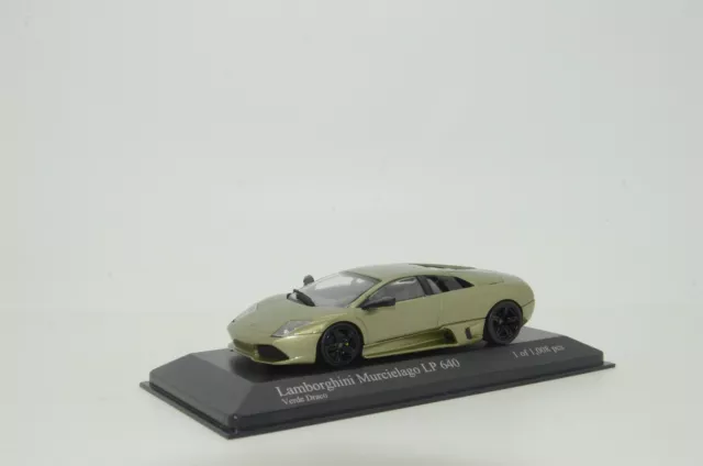 RARE ! Lamborghini Murcielago LP640 2006 Green Metallic Minichamps 103921 1/43