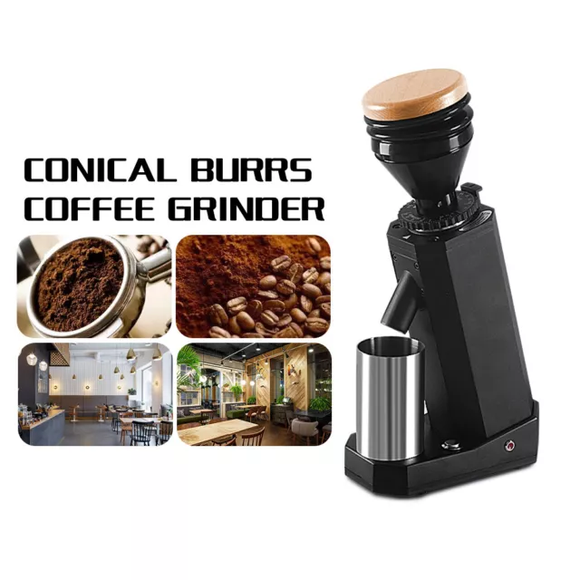 Coffee Grinder Electric Coffee Espresso Bean Grinder 75g Hopper Titanium Burr