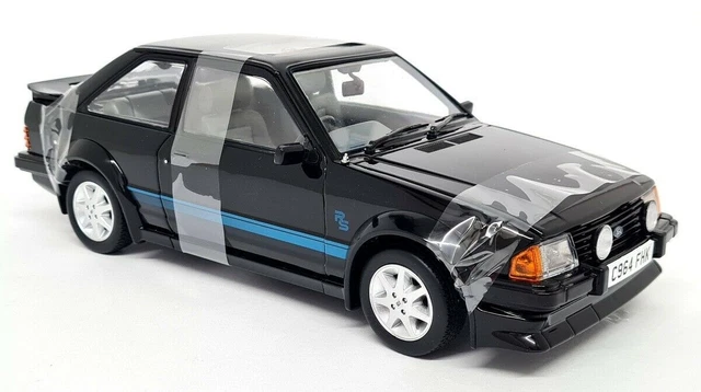 Ford Escort RS Turbo 1984 Noire Miniature 1/18 - Princesse Diana - Sun Star