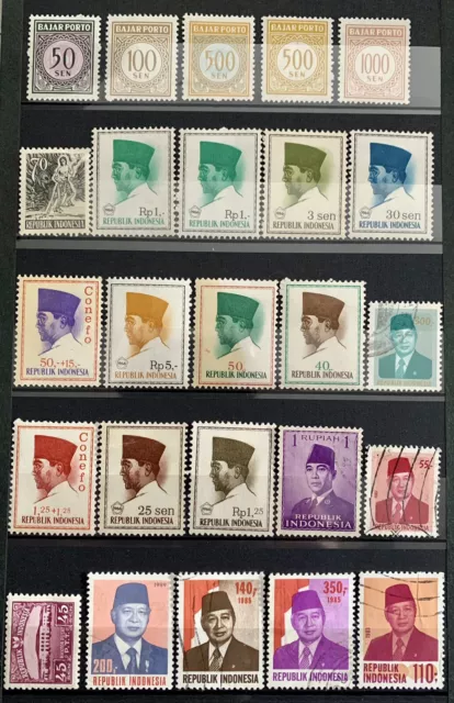 ✨Lot philatélie : timbres anciens Indonésie - Indonesia stamps✨
