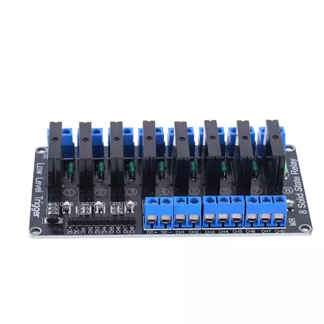 8 Channel 5V DC Relay Module Solid State Low Level SSR AVR DSP For Arduino 3