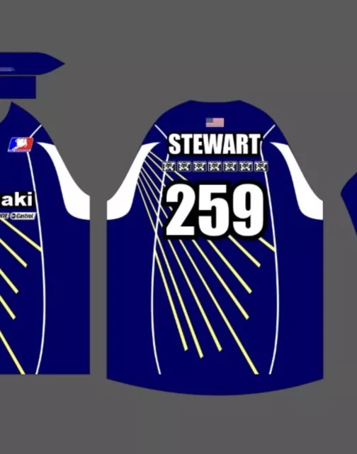 Custom Design Jersey Motocross Supercross Factory Kawasaki James Stewart Kx125 Custom Design Jersey Motocross Supercross Factory Kawasaki James Stewart Kx125