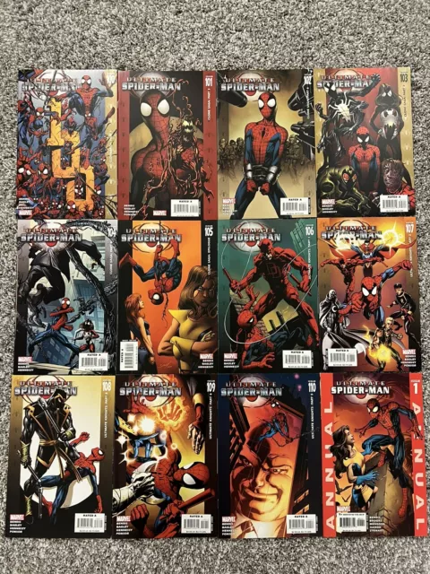 Marvel Comics Ultimate Spider-Man 100 - 110 + Annual 1
