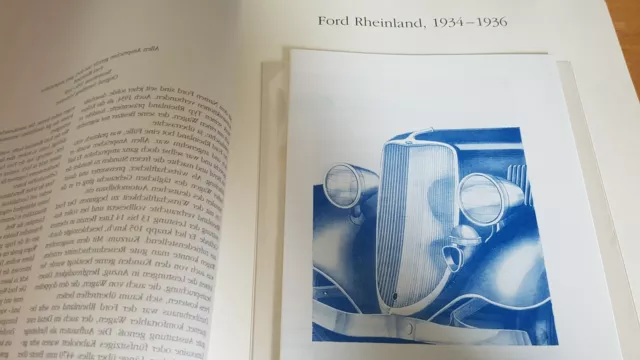 Ford Rheinland 1934-1936 -  Prospekt  - Archiv Verlag Faksimile - Automobil