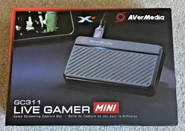 CG311 Live Gamer Mini, AVerMEdia video capture card, external, barely used