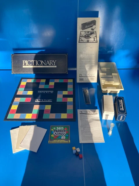 Pictionary – Jeu De Société Mattel – Version Famille – Occasion Complète – Livraison Gratuite