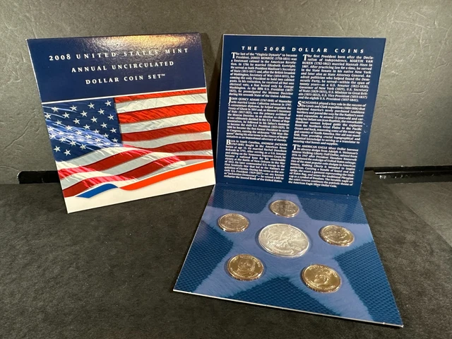 2008 US Mint Annual Uncirculated Dollar Coin Set