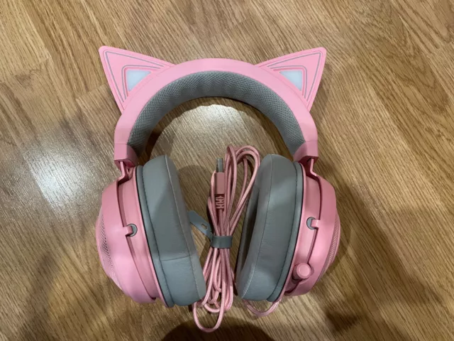 Razer Kraken Kitty Chroma USB Cat Ears Headset **Read Description**