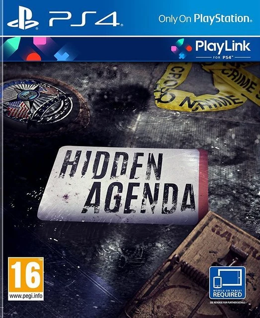 Hidden Agenda for Playstation 4 PS4 - New & Sealed - UK - FAST DISPATCH