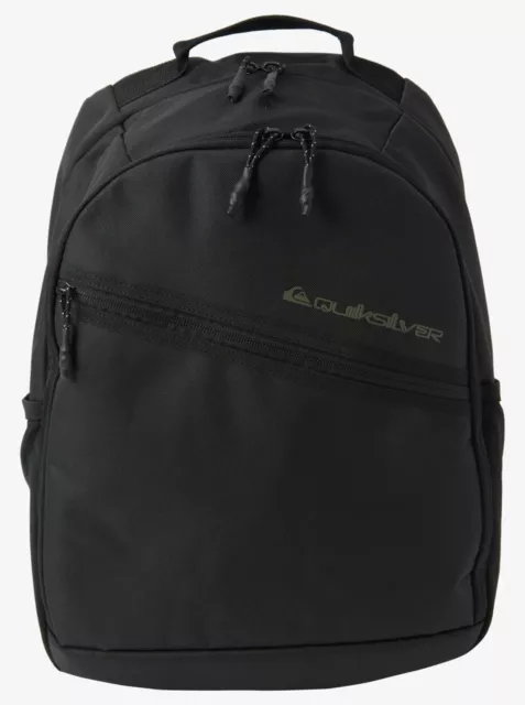 Quiksilver Schoolie 2.0 30L Large Backpack Black Aqybp03157 Kvj0 Rrp £55 Laptop