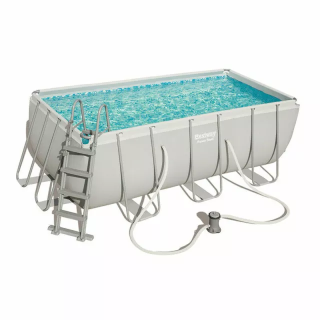 Piscina desmontable Bestway Power Steel 404x201x100cm con depuradora cartucho