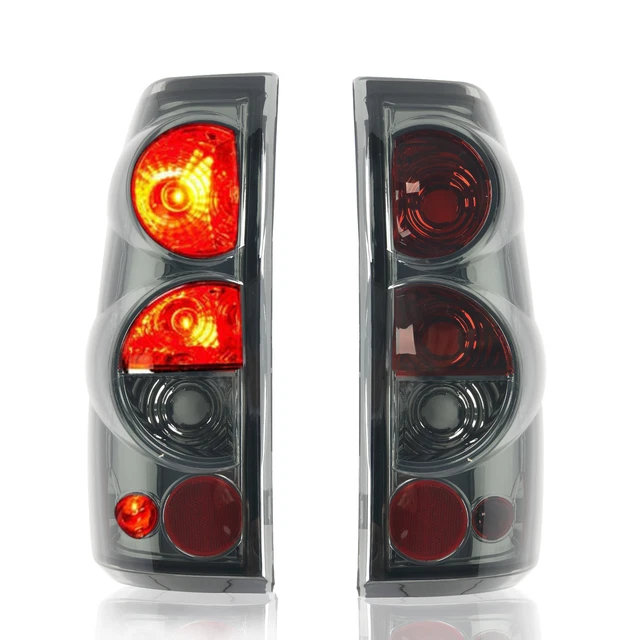 TAIL LIGHTS FOR 19992006 Chevy Silverado GMC Sierra Chrome Smoke LH