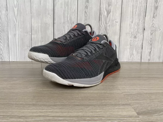 REEBOK NANO 9 WIT CrossFit Trainers Size 5 Gym Shoes Sneakers Grey