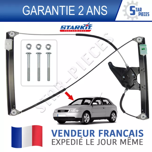 Leve Vitre Avant Droit Sans Moteur Audi A3 1996-2003 3 Portes