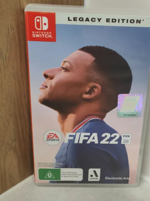 Sealed NEW $78.95 BRAND New Football PicClick Edition Soccer Legacy FIFA Game 22 AU - Nintendo Switch