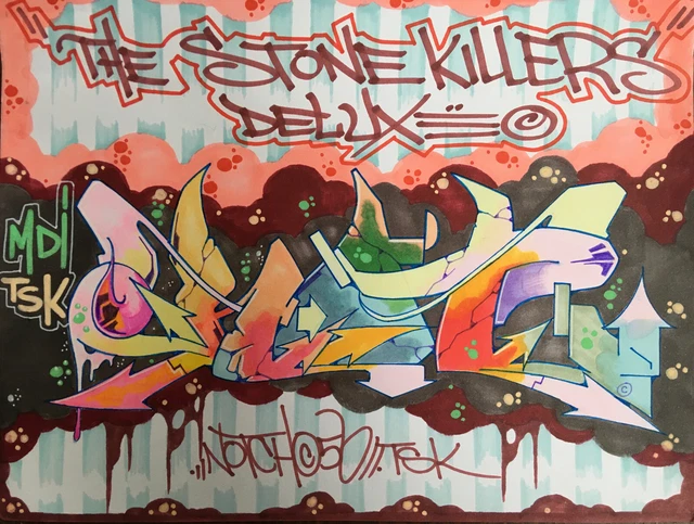 FUZZ ONE MAP 82x53cm NEW YORK DONDI/COPE2/QUIK/CRASH/DAZE/TKID/CES
