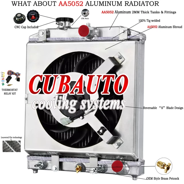 G-plus 3 core Aluminum Manual radiators In stock for 92-00 models honda civic Eg/Ek/Ej,,,....][,., | New | $1,300.00 | City Of Port-Of-Spain, Tobago