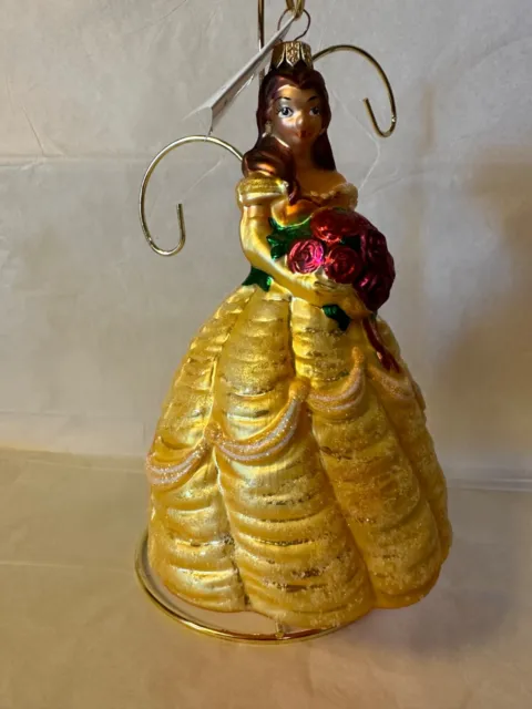 Radko Disney Christmas Ornament"BELLE"from Beauty and the Beast-LE 143/5000 Mint
