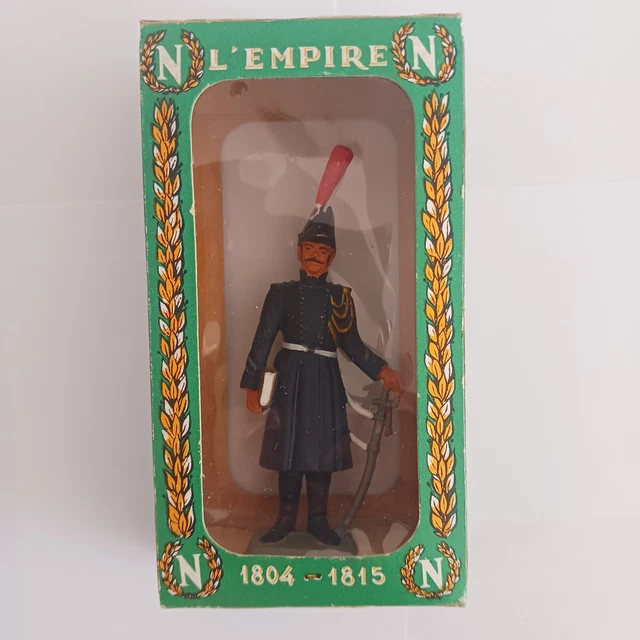 Figurine Starlux échelle 1/32 - Cavalerie Artillerie De Ligne, Premier Empire, En Plomb Peint 60mm