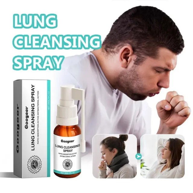 Natural Spray for Lung and Respiratory Support Herbal Cleansing Spray 30 M9C8