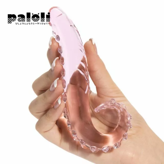 Tentacle-Textured-Glass-Dildo-Realistic-Adult-Butt-Plug-Sex-Tool-for-Women