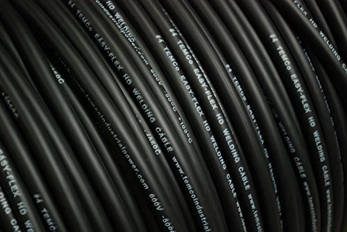 TEMCo WC0117-25 ft 4 Gauge AWG Welding Lead & Car Battery Cable Copper Wire B...