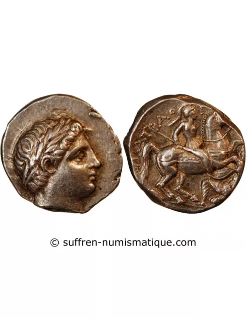 Royaume De Peonie, Patraos - Tetradrachme Argent 335 / 315 Av Jc