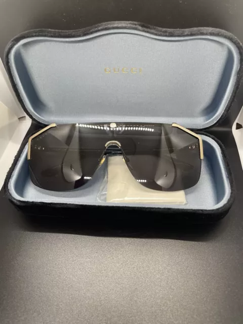 GG0291S Gucci Shield Sunglasses