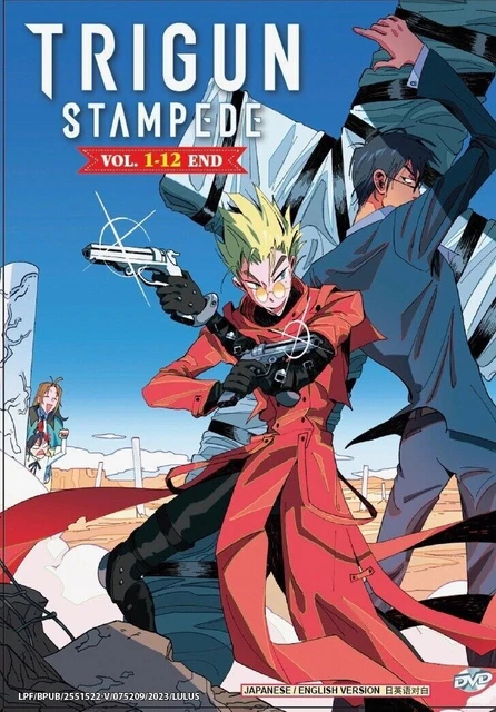 TRIGUN STAMPEDE Anime Tv Series Dvd Box Set 1 12 Eps Eng Dub