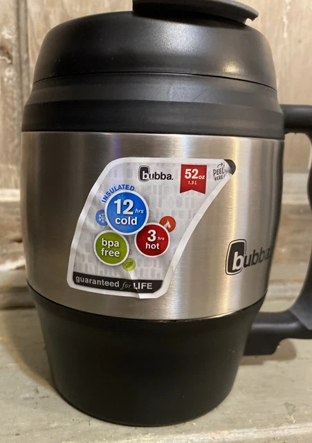 Big Bubba Classic Insulated Mug 52 Oz Polyurethane Travel Coffee Black Keg Shape 2