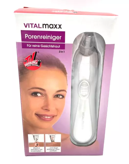 Vitalmaxx Porenreiniger  2in1 für reine Gesichtshaut Reiniger Poren Neu