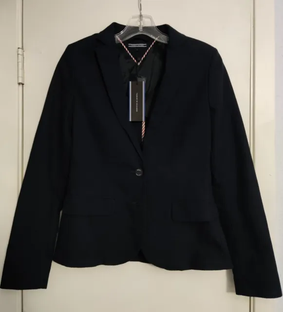 Tommy Hilfiger Women's Navy Blue Blazer Jacket Size 6