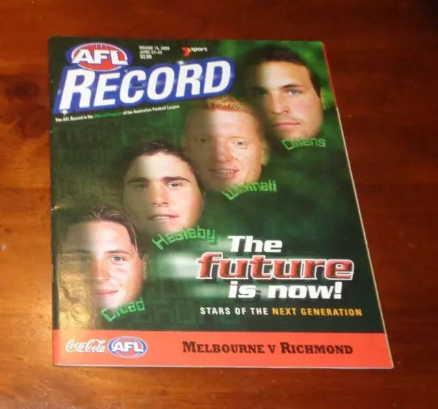 2000 AFL Football Record   Melbourne v  Richmond
