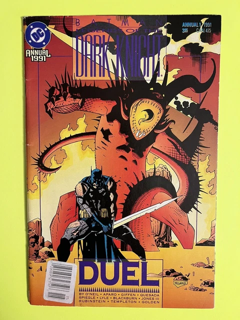 Batman: Legends of the Dark Knight Annual 1 1991 Duel Mike Mignola Cover VF