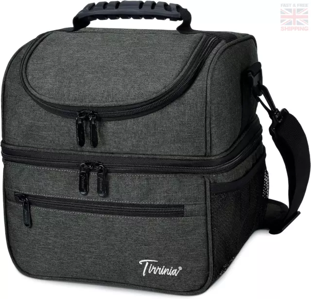 Extra Large Insulated Lunch Bag Men Work - 14L/ 22 Can, Kato Tirrinia