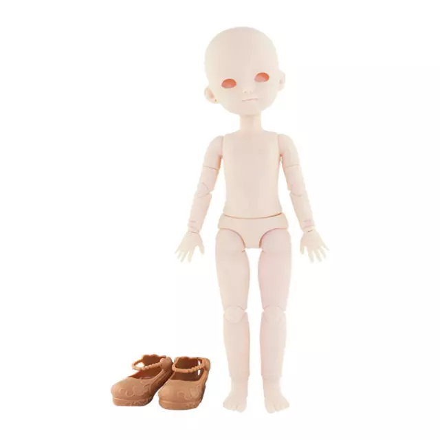 1/6 BJD Doll Resin Ball Jointed Body Joints Moveable Flexiable +Eyes Face  Makeup 