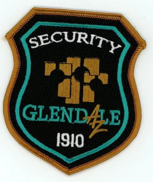 Arizona Az Glendale Security Nice Shoulder Patch Sheriff Police