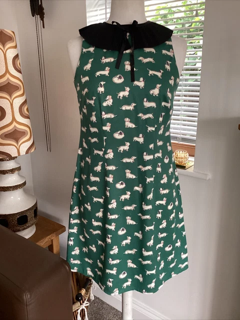 CATH KIDSTON MINI Alpaca Shirt Dress Midnight Blue Size 16 30.00