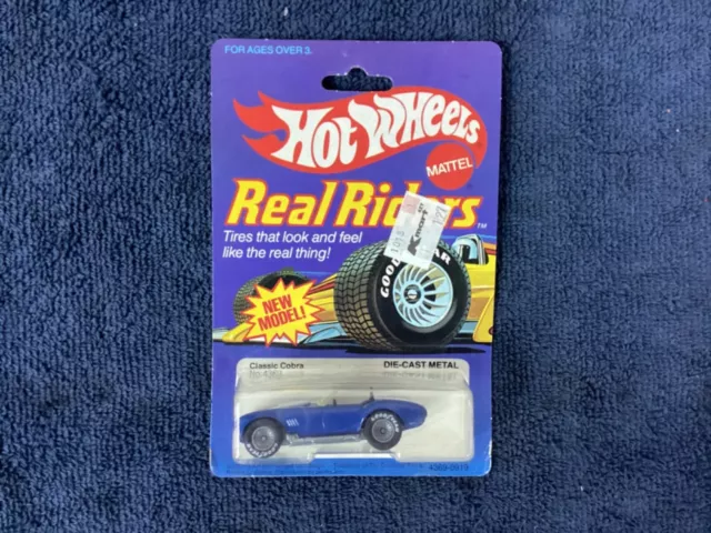 Klassisch Shelby Cobra Hot Wheels Mattel Real Reiter Druckguss Metall 4369