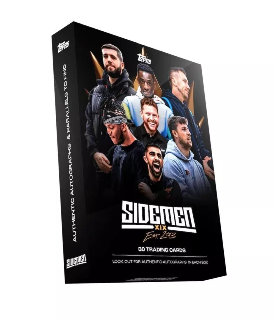 Sidemen XIX Topps Sammelkarten Wählen Sie Ihren eigenen Einsatz Zunder Top 10 Karten RC