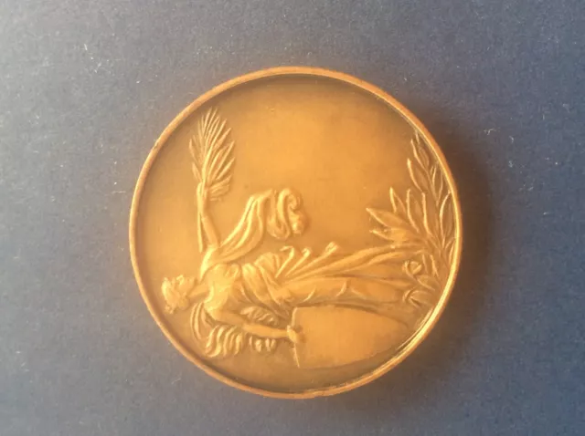 Bronze Badge Pin Medal Womens Amateur Athletic Association WAAA 1953 100 Yds