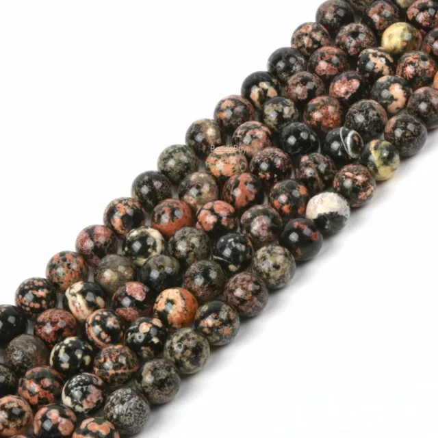 8mm round ball loose gemstone diy jewelry making beads strand 16"