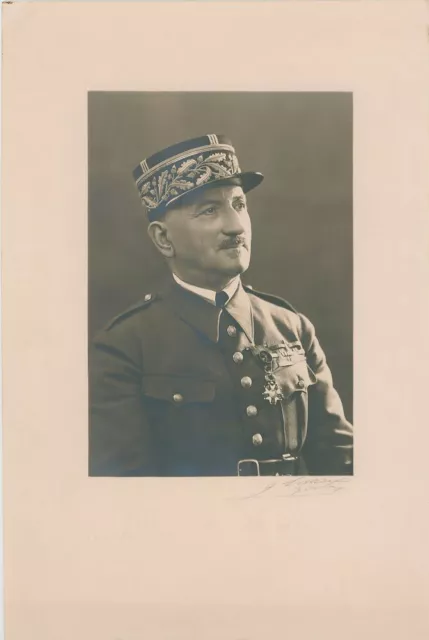 Photo Médailles décorations militaires officier armée française Général Rapenne