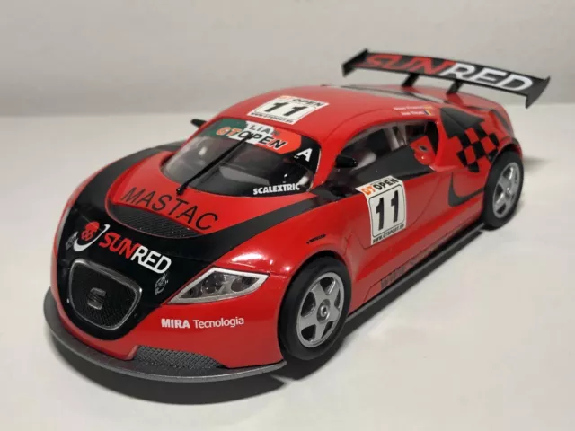 16 Scalextric SEAT CUPRA GT Vivancos Vinyes Open Monza 2006 Ltd Ed slot 1:32 scx