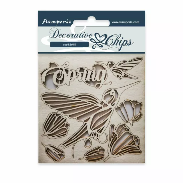 Decorative Chips Spring by Stamperia sagome per decorazioni