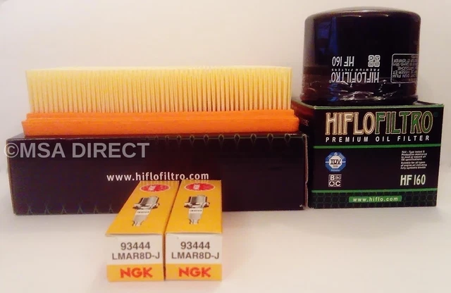 Servicekit Für BMW R 1200 R LC ABS DTC (Baujahr 2017) – Luftfilter, Ölfilter & 2 Zündkerzen Von Hiflo/NGK
